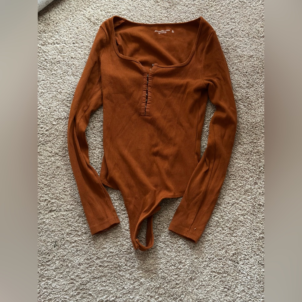 Abercrombie Long Sleeve Bodysuit